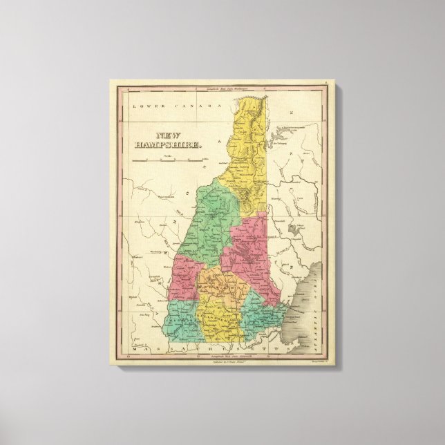 New Hampshire Canvastryck (Framsida)