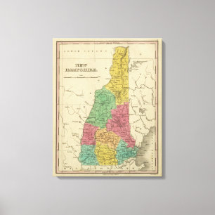 New Hampshire Canvastryck