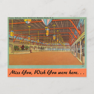 New Hampshire, Casino Ballroom, Hampton Beach Vykort