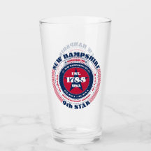 New Hampshire Circular Typography Design