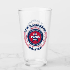 New Hampshire Circular Typography Design Glaskopp