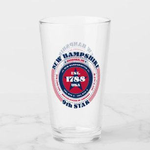 New Hampshire Circular Typography Design Glaskopp