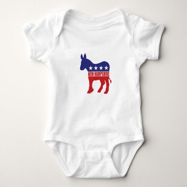 New Hampshire demokratåsna Tröja (Framsida)