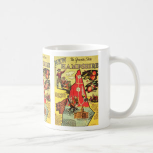 New Hampshire den statliga graniten Kaffemugg