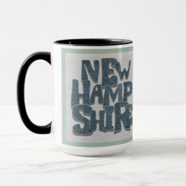 New Hampshire Denim Mug | Granite State Coastal Mugg