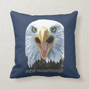 New Hampshire Eagle Up Close Kudde