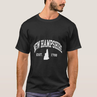 New Hampshire Est 1788 Worn T Shirt