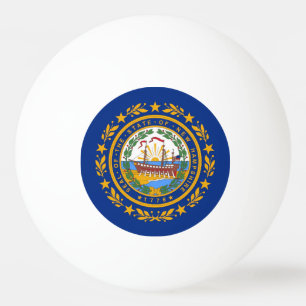 New Hampshire Flagga Pingisboll