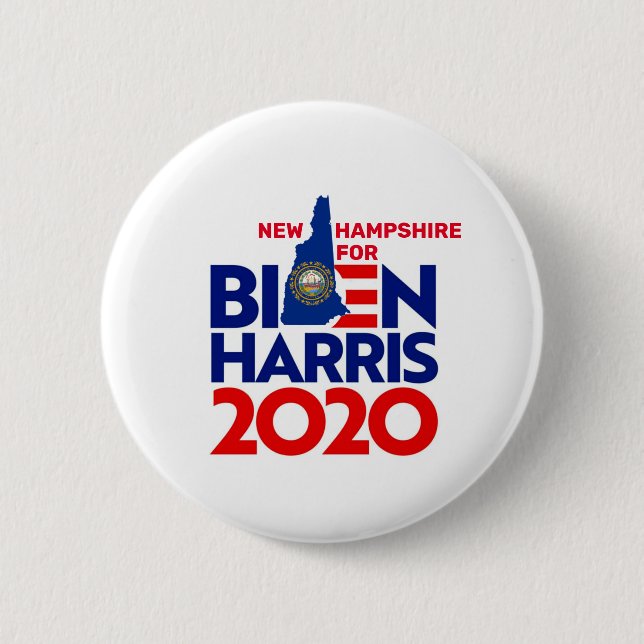 New Hampshire for Biden Harris 2020 Knapp (Framsida)