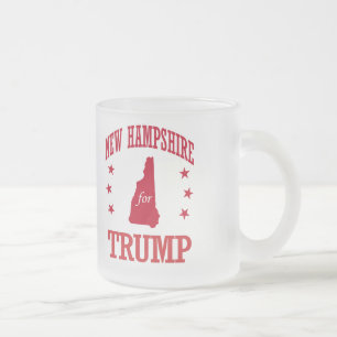 NEW HAMPSHIRE FÖR DONALD TRUMP FROSTAD GLASMUGG
