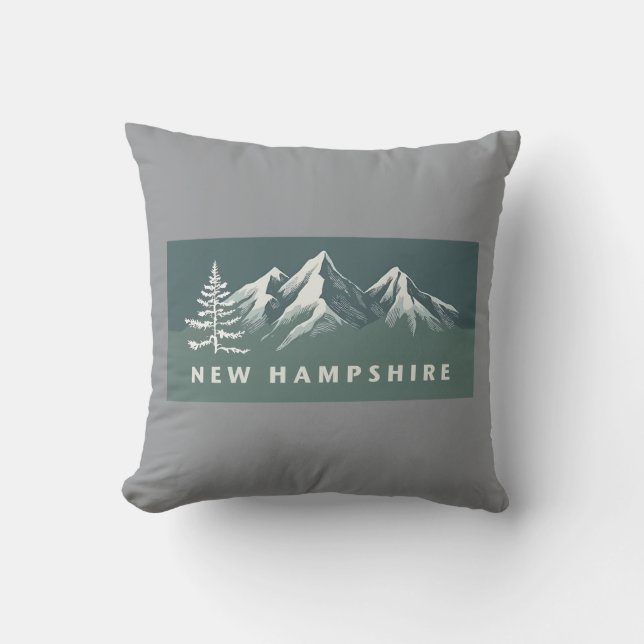 New Hampshire Förenta staterna Kudde (Framsida)