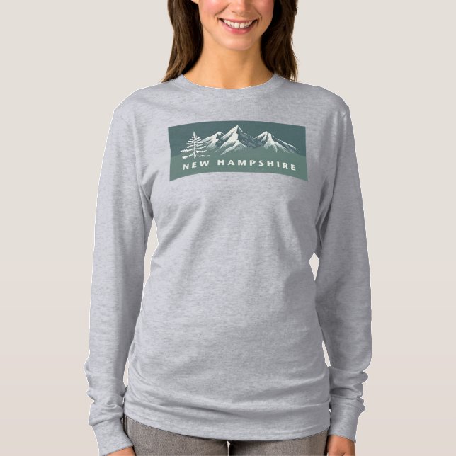 New Hampshire Förenta staterna T Shirt (Framsida)