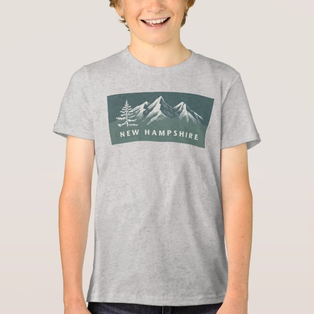 New Hampshire Förenta staterna T Shirt (Framsida)