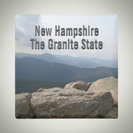 New Hampshire Granite State Live Free or Die Photo Magnet