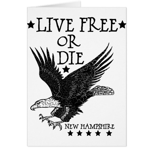 New Hampshire Hälsningskort (Framsidan)