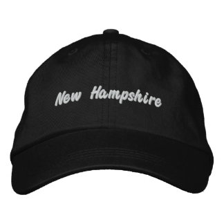 New Hampshire Hat Broderad Keps