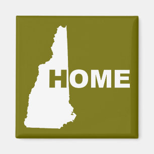 New Hampshire Hem Från Stat Frysmagnet Magnet