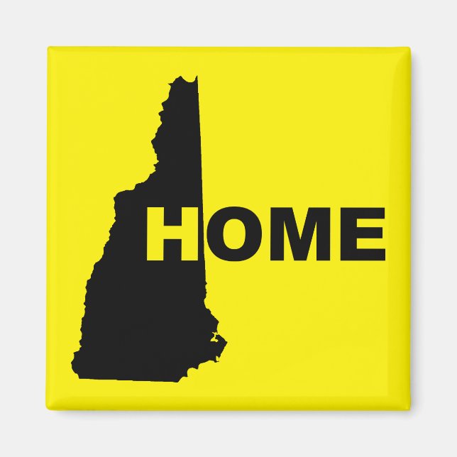 New Hampshire Hemifrån Från Statens Kylskåp Magnet (Framsidan)