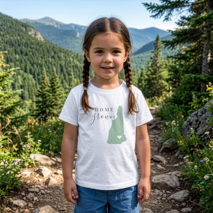 New Hampshire Hemmaproducerad Redigerbara Färger T Shirt