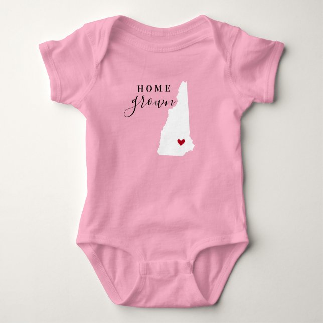New Hampshire Home Grown State Tee (Framsida)