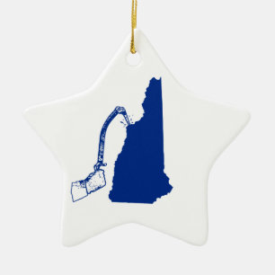 New Hampshire Ice klättrande Julgransprydnad Keramik