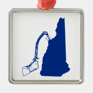 New Hampshire Ice klättrande Julgransprydnad Metall