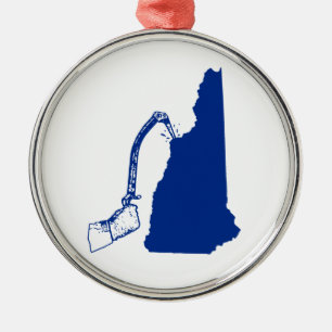 New Hampshire Ice klättrande Julgransprydnad Metall
