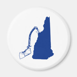 New Hampshire Ice klättrande Magnet