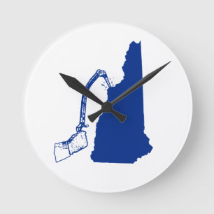 New Hampshire Isklättring Rund Klocka