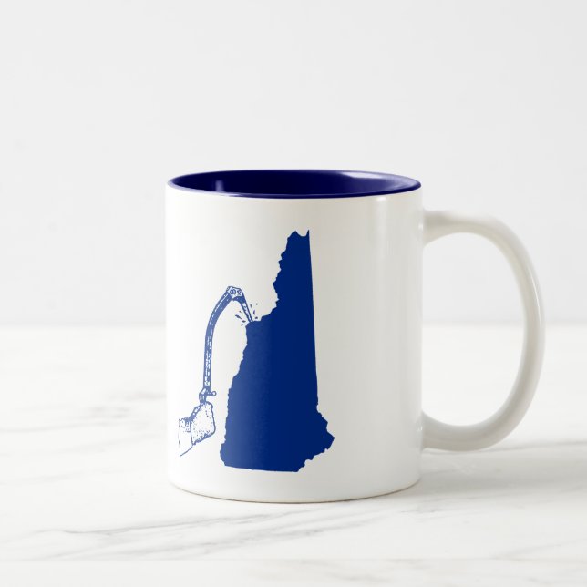 New Hampshire isklättring Två-Tonad Mugg (Höger)