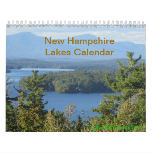 New Hampshire kalender för fotografi för