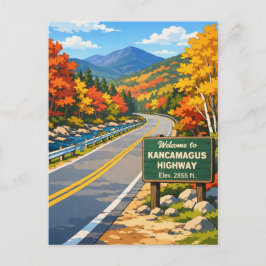 New Hampshire Kancamagus Highway Resa Vykort
