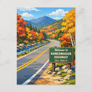 New Hampshire Kancamagus Highway Resa Vykort