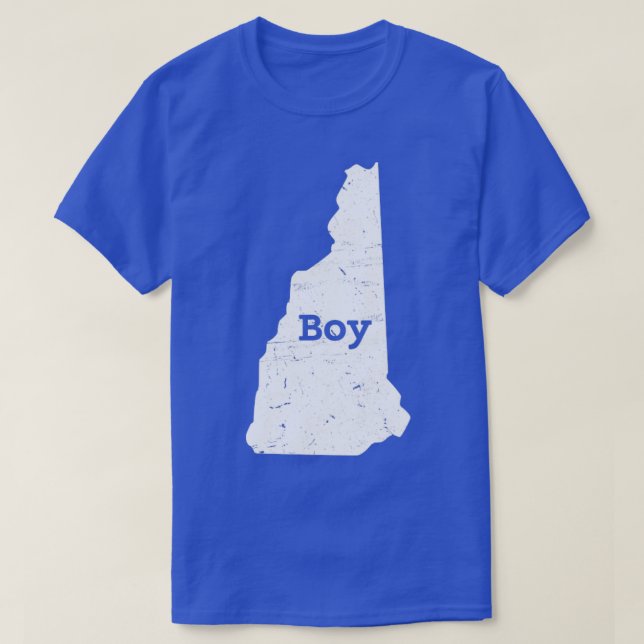 New Hampshire Karta Boy T Shirt (Design framsida)