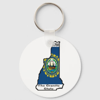 New Hampshire Keychain Nyckelring