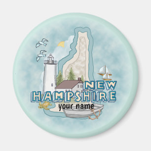 New Hampshire Lighthouse anpassningsbar magnet