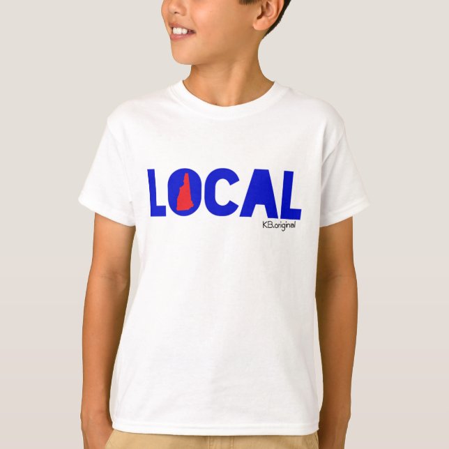 New Hampshire lokalt-skjorta T Shirt (Framsida)