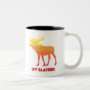New Hampshire Moose Två-Tonad Mugg