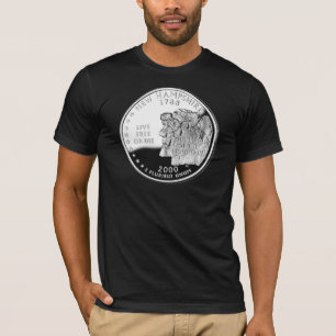 New Hampshire - mörk Tee