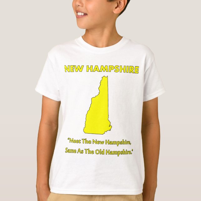 New Hampshire - Möt New Hampshire... Tee Shirt (Framsida)