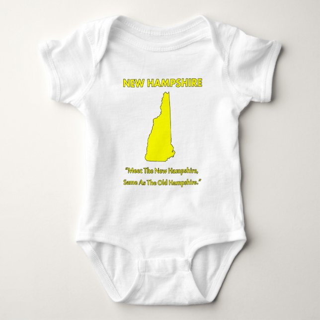 New Hampshire - Möt New Hampshire... Tee Shirt (Framsida)