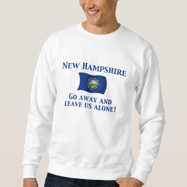 New Hampshire Motto Lång Ärmad Tröja (Framsida)