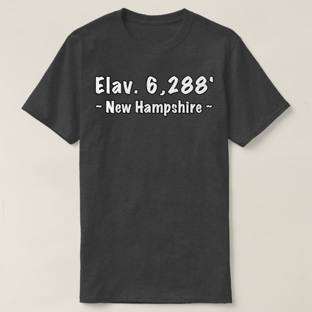 New Hampshire Mount Washington 6288 T Shirt (Design framsida)