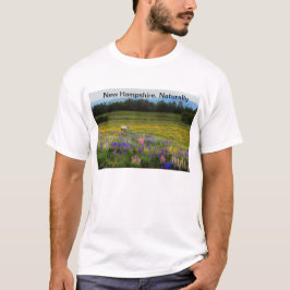 New Hampshire naturligt - häst i Lupines Tee Shirt