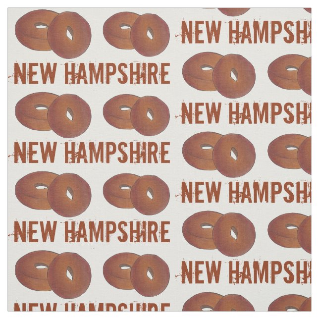 New Hampshire NH Apple Cider Donuts Doughnut Food Tyg (Provkarta)