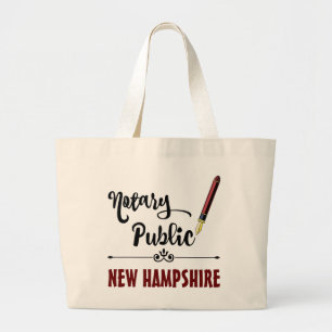 New Hampshire Notary Public Bläck Pen Jumbo Tygkasse