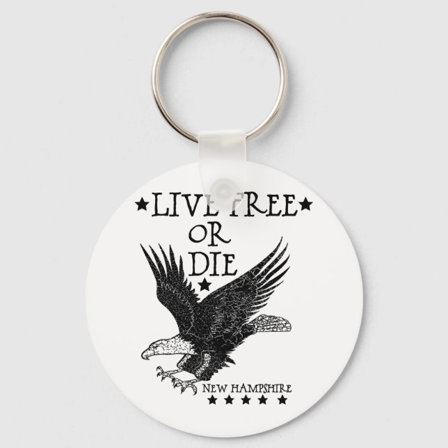 New Hampshire Nyckelring (Framsida)
