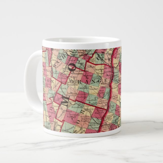 New Hampshire och Vermont 2 Jumbo Mugg (Framsida vänster)