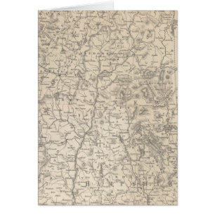 New Hampshire och Vermont Hälsningskort