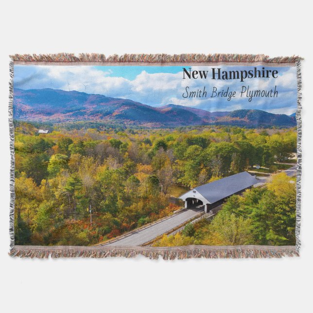 New Hampshire Plymouth Smith Bridge Filt (Framsidan)